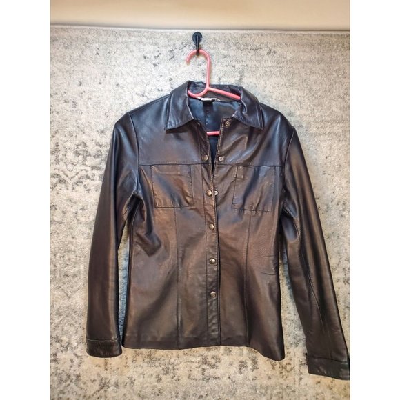 Paola Jackets & Blazers - Paola Santini Leather Jacket Size 4